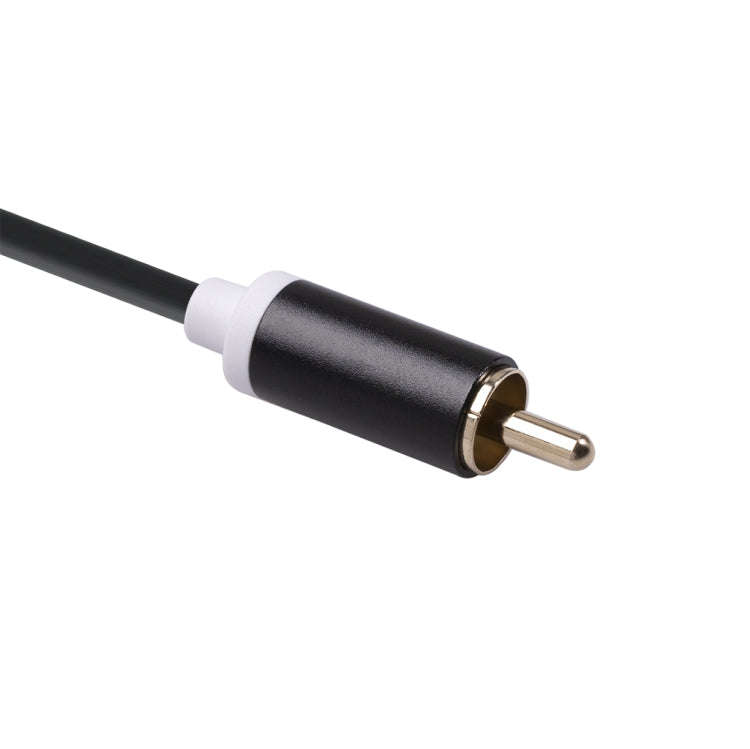 3685 6.35mm Male to Double RCA Male Stereo Audio Cable, Length:1.5m