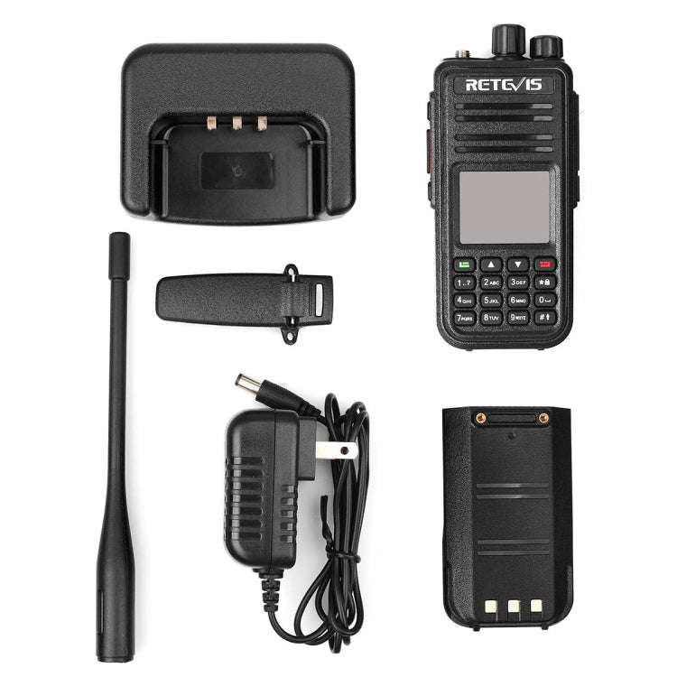 RETEVIS RT3S 136-174MHz + 400-480MHz 3000CH Handheld DMR Digital Two Way Radio Walkie Talkie, GPS...