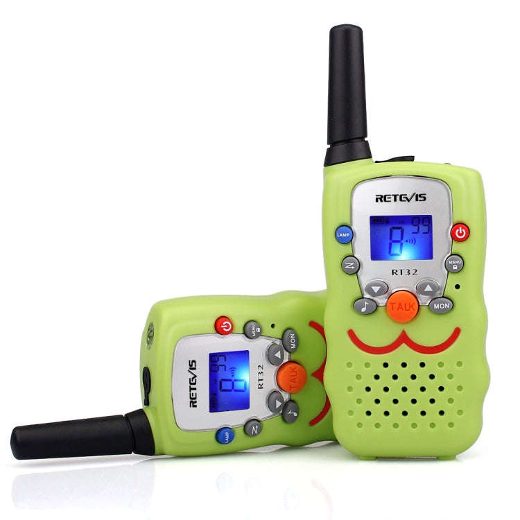1 Pair RETEVIS RT32 0.5W US Frequency 462.550-467.7125MHz 22CH Handheld Children Walkie Talkie(Gr...