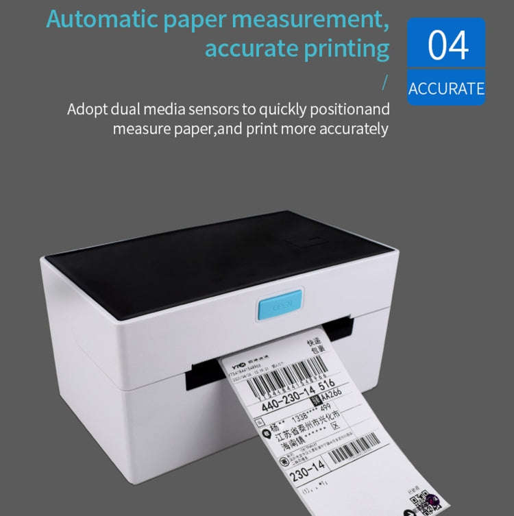POS-9220 100x150mm Thermal Express Bill Self-adhesive Label Printer, USB with Holder Version, EU ...