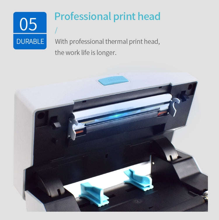 POS-9220 100x150mm Thermal Express Bill Self-adhesive Label Printer, USB with Holder Version, EU ...