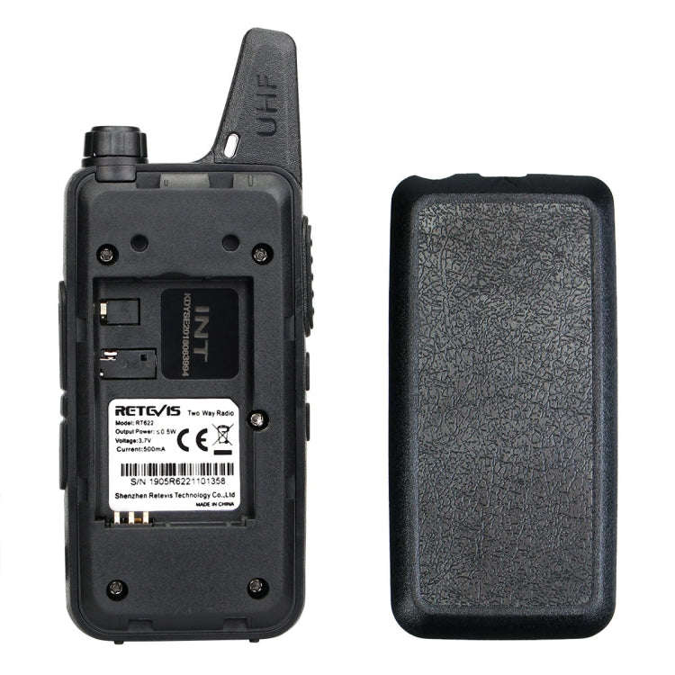 1 Pair RETEVIS RT622 EU Frequency 400-480MHz 16CHS Two Way Radio Handheld Walkie Talkie, EU Plug(...