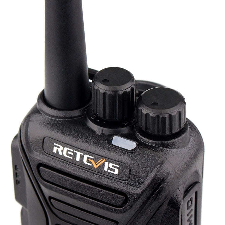 RETEVIS RT27 0.5W EU Frequency 446MHz 16CHS FRS Two Way Radio Handheld Walkie Talkie, EU Plug(Black)