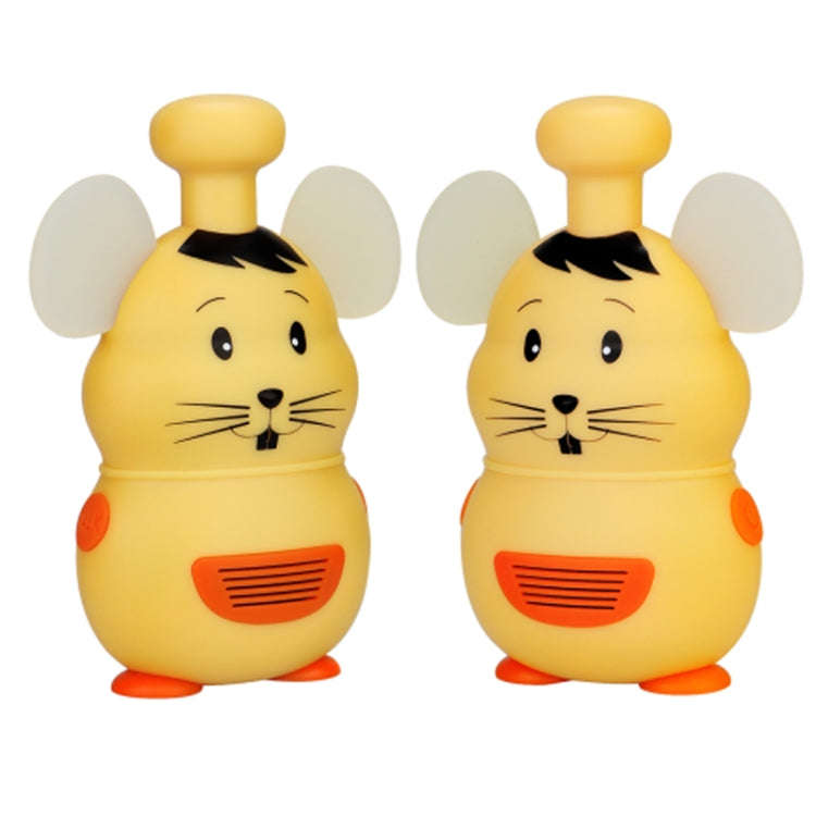 1 Pair RETEVIS RT30M 0.5W US Frequency FRS467 1CH Mouse Shape Children Handheld Walkie Talkie(Yel...
