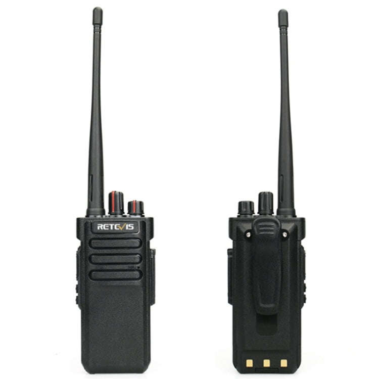 RETEVIS RT29 10W UHF 400-480MHz 16CHS Two Way Radio Handheld Walkie Talkie, US Plug(Black)