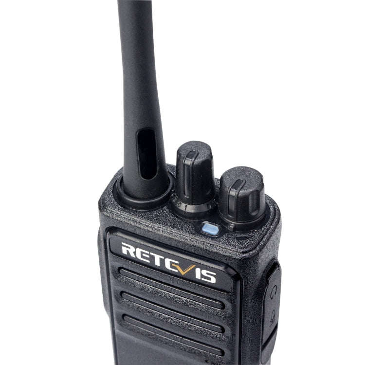 1 Pair RETEVIS RT617 0.5W PMR446 16CHS Two Way Radio Handheld Walkie Talkie, EU Plug(Black)