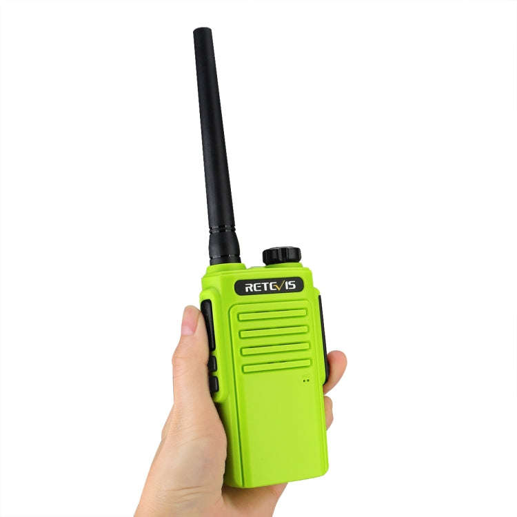 RETEVIS RT47 16CHS IP67 Waterproof FRS Two Way Radio Handheld Walkie Talkie, US Plug(Green)