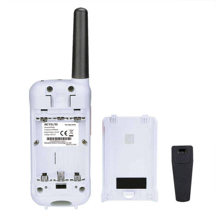 1 Pair RETEVIS RT649B 0.5W EU Frequency 446.00625-446.19375MHz 16CHS Two Way Radio Handheld Walki...