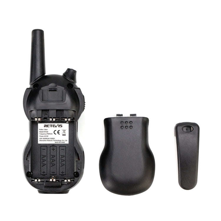 1 Pair RETEVIS RT638 EU Frequency PMR446 16CHS License-free Children Handheld Walkie Talkie(Red)