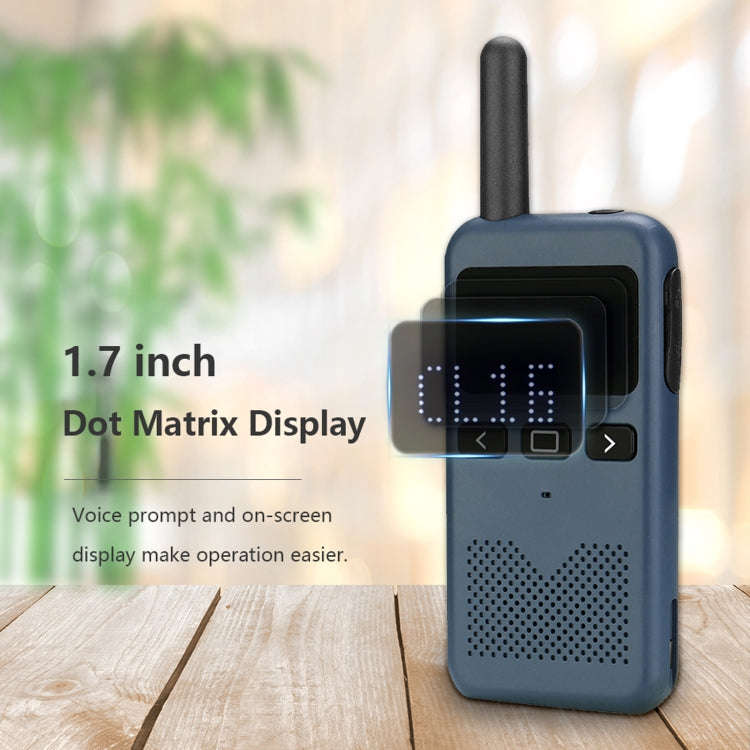 RETEVIS RB619 PMR446 16CHS License-free Two Way Radio Handheld Walkie Talkie, EU Plug(Navy Blue)