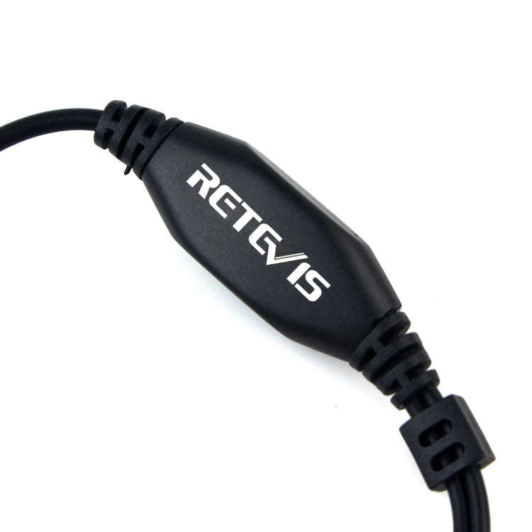 RETEVIS TK Throat PTT Covert Acoustic Tube Earphone Speaker Microphone for H-777 / RT-5R / RT-5RV...
