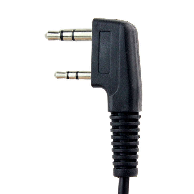 RETEVIS TK Throat PTT Covert Acoustic Tube Earphone Speaker Microphone for H-777 / RT-5R / RT-5RV...
