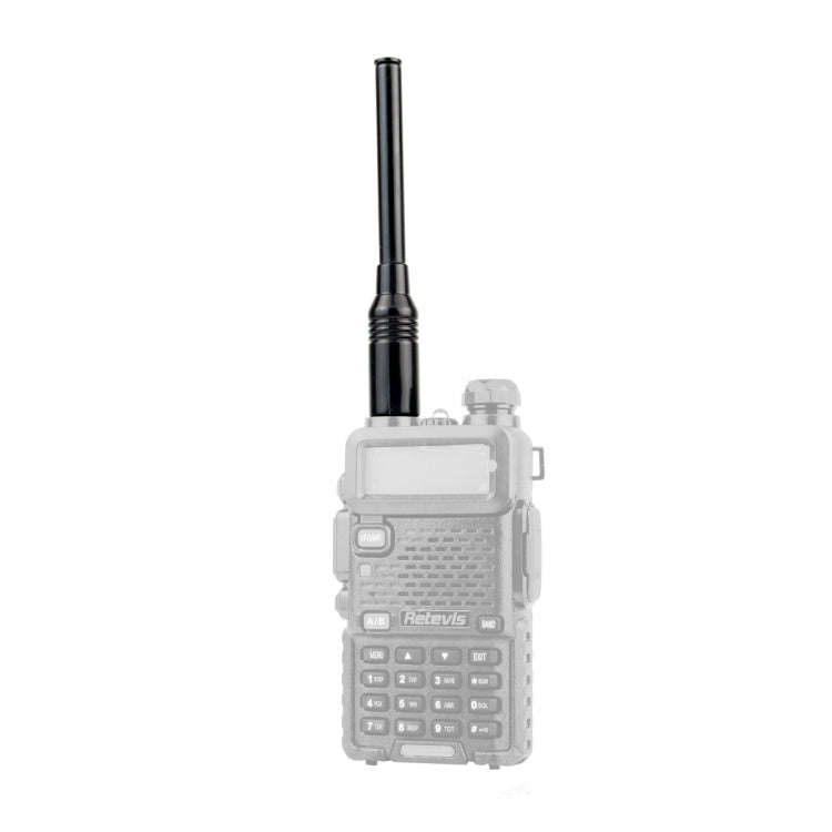 RETEVIS RT-773 136-174+400-480MHz SMA-F Famale Dual Band Whip Antenna for H-777/RT-5R/RT-B6/RT-5R...