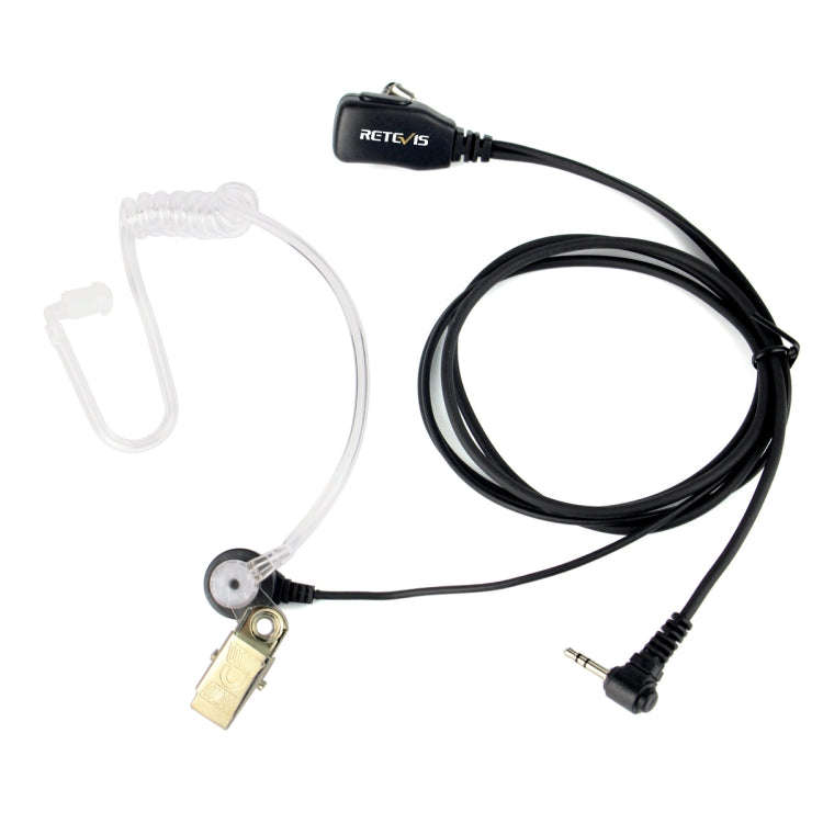 RETEVIS T-001 1 Pin PTT Noise Reduction Covert Air Acoustic Tube Inera Earphone Microphone for Mo...