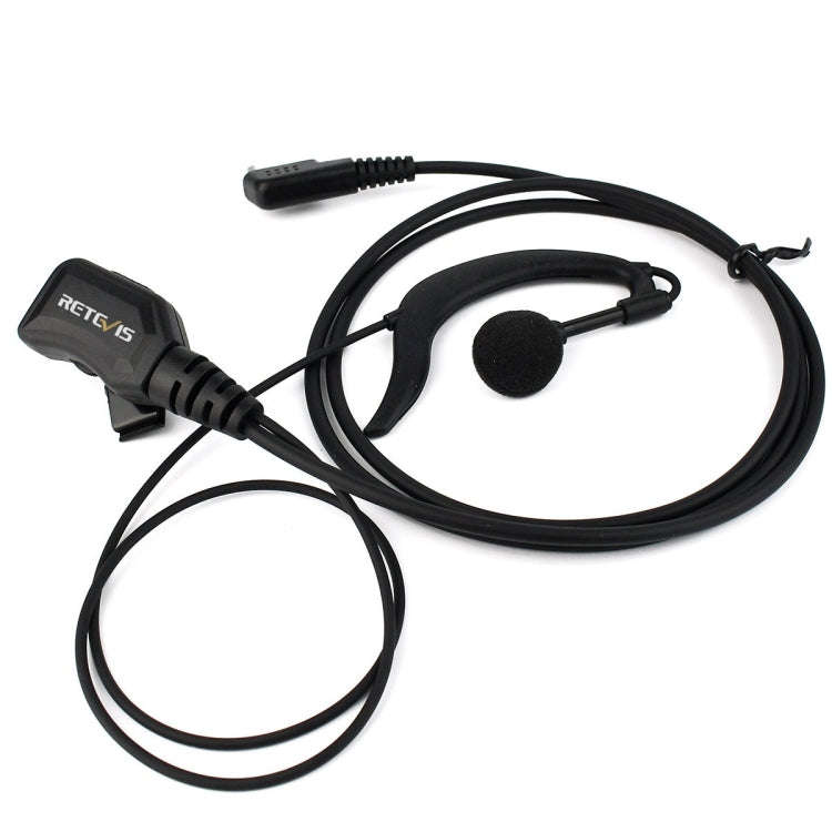RETEVIS R-111 K Head G Type PTT Adjustable Volume Earphone Microphone for H-777/RT-5R/RT1/RT2/RT5
