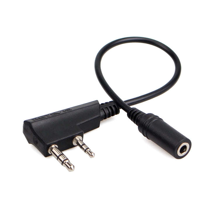 RETEVIS TCK01 Kenwood 2 Pin to 3.5mm Female Mobile Phone Audio Earphone Transfer Cable for RT21/R...