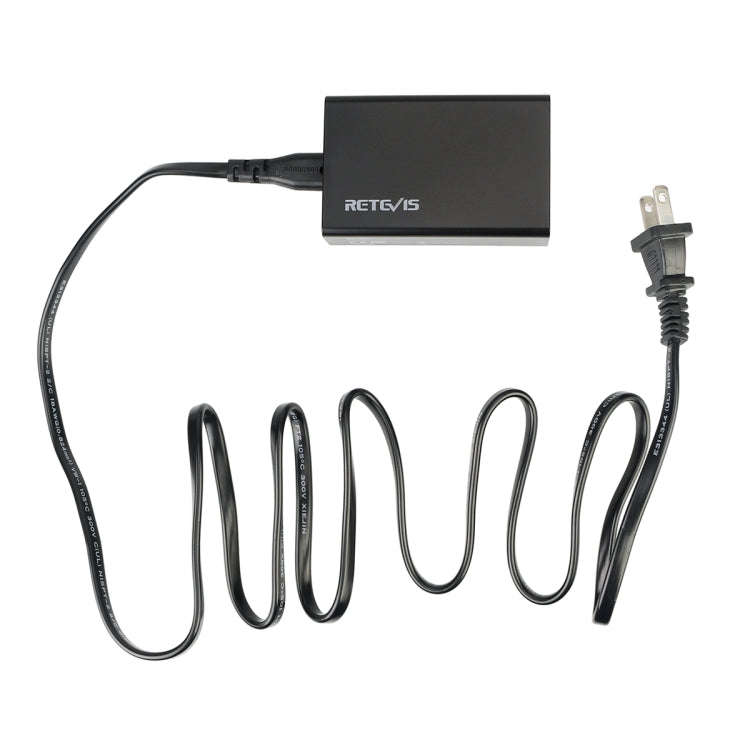 RETEVIS RTC501 40W / 8A 5 Ports USB Multi-function Charger Desktop Charging Station for H-777/RT2...