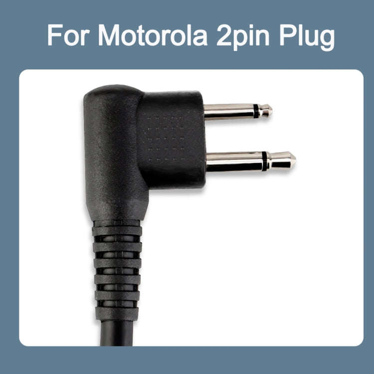 RETEVIS HM004 IPX5 Waterproof 2 Pin Motorcycle Speaker Microphone for Motorola GP68/GP88/GP300/ G...