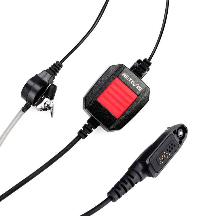 RETEVIS EA110M IP66 Waterproof  6 Pin Stylus PTT Air Guide Earphone Microphone with GP328plus Con...