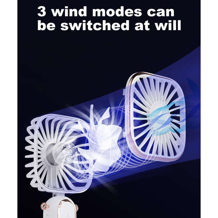WT-TX6 Portable Foldable USB Charging Mosquito Repellent Handheld Electric Fan, 3 Speed Control(W...
