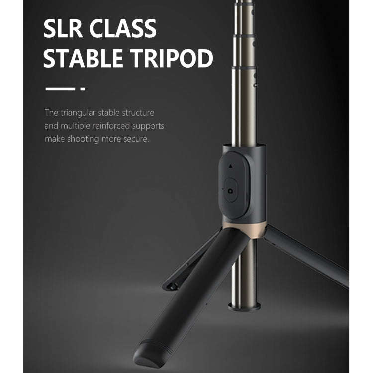Q03S Fill Light Bluetooth Selfie Stick Tripod Mobile Phone Holder(White)