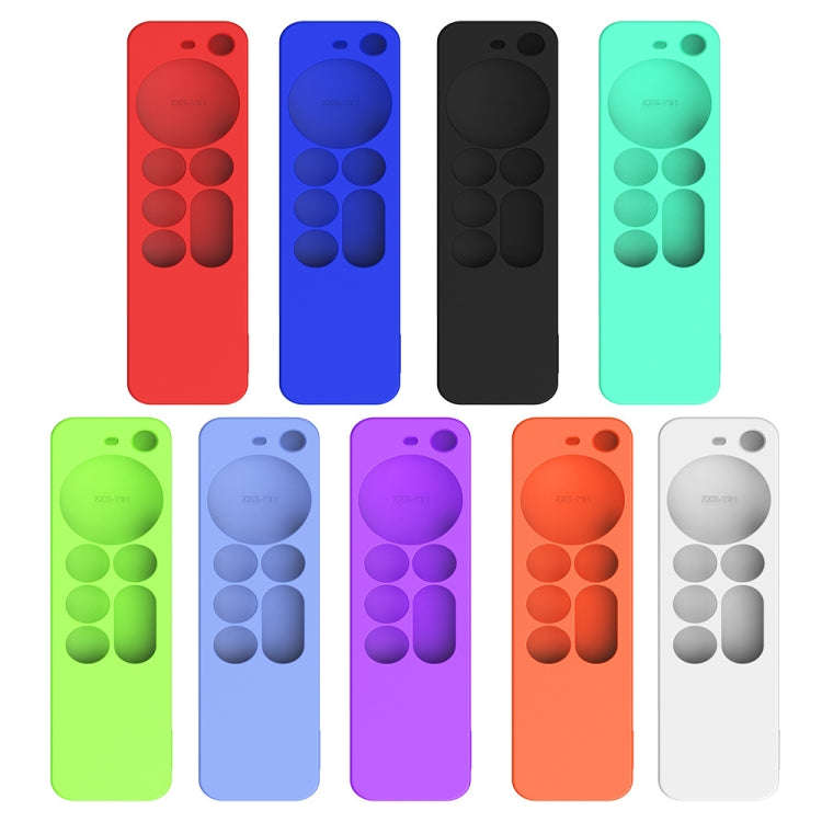 Silicone Protective Case Cover For Apple TV 4K 4th Siri Remote Controller(Black)