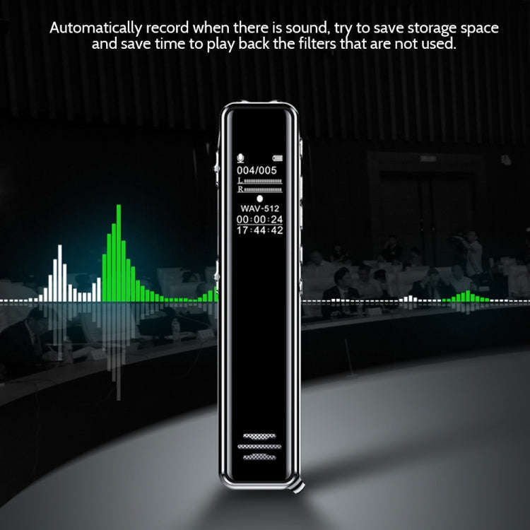 Q22 Multifunctional HD Noise Reduction Conference Recording Pen, Capacity:8GB(Black)