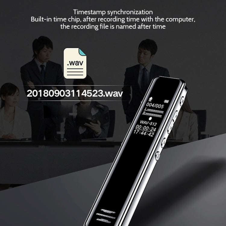 Q22 Multifunctional HD Noise Reduction Conference Recording Pen, Capacity:8GB(Black)