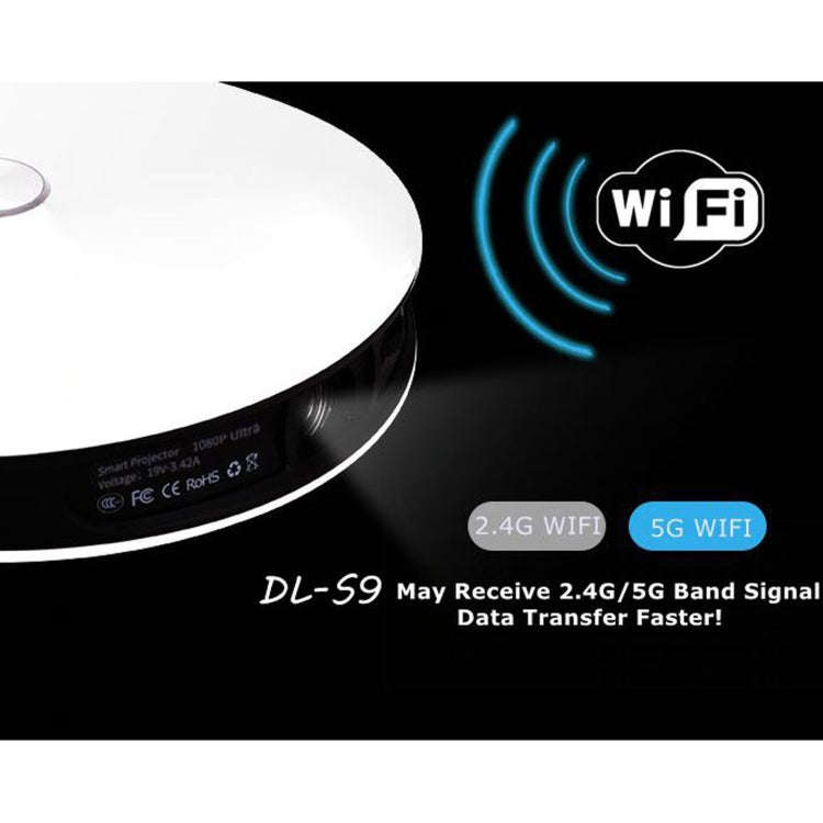 WEJOY DL-S9 1280x720P 300 Lumens Portable Home Theater LED HD Digital Projector, Android 6.0, 2G+...