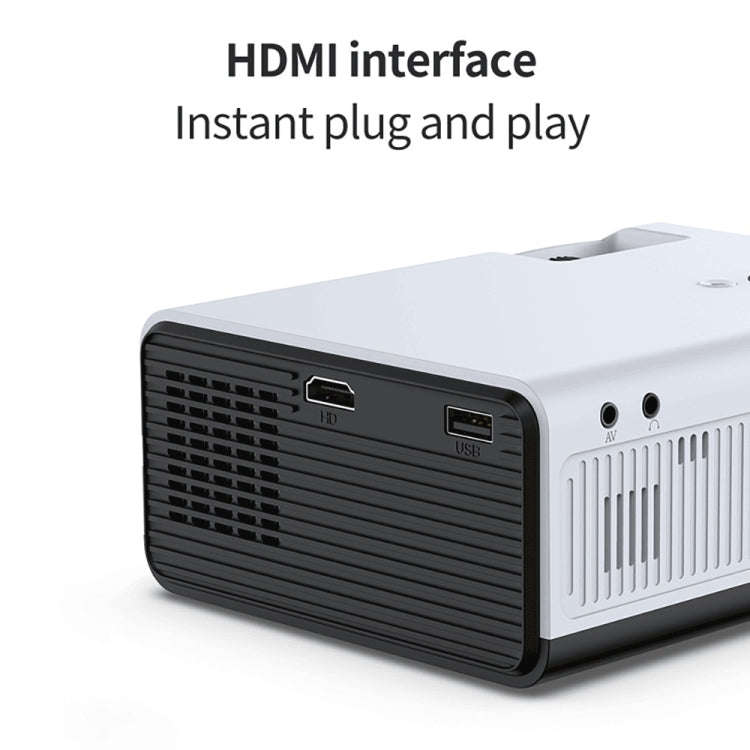 WEJOY Y5 800x480P 80 ANSI Lumens Portable Home Theater LED HD Digital Projector, Android 9.0, 1G+...