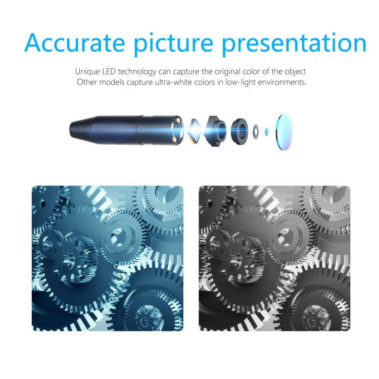 P90 14mm 4.5 inch HD 500W Autofocus Camera Endoscope Portable Waterproof Industrial Pipe Endoscop...