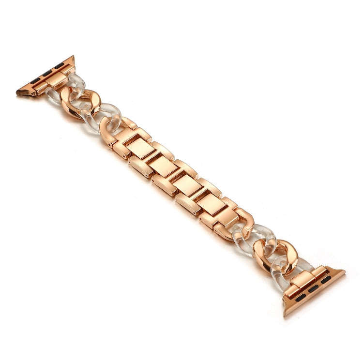 Cowboy Chain + Resin Metal Watch Band For Apple Watch Ultra 49mm&Watch Ultra 2 49mm / Series 9&8&...