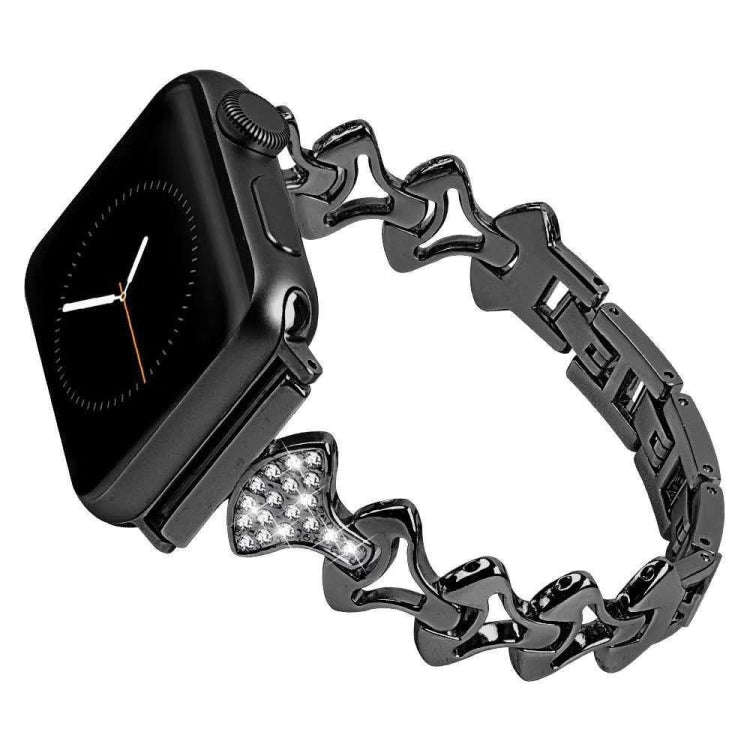 Sector Shape Diamond Metal Watch Band For Apple Watch Ultra 49mm&Watch Ultra 2 49mm / Series 9&8&...