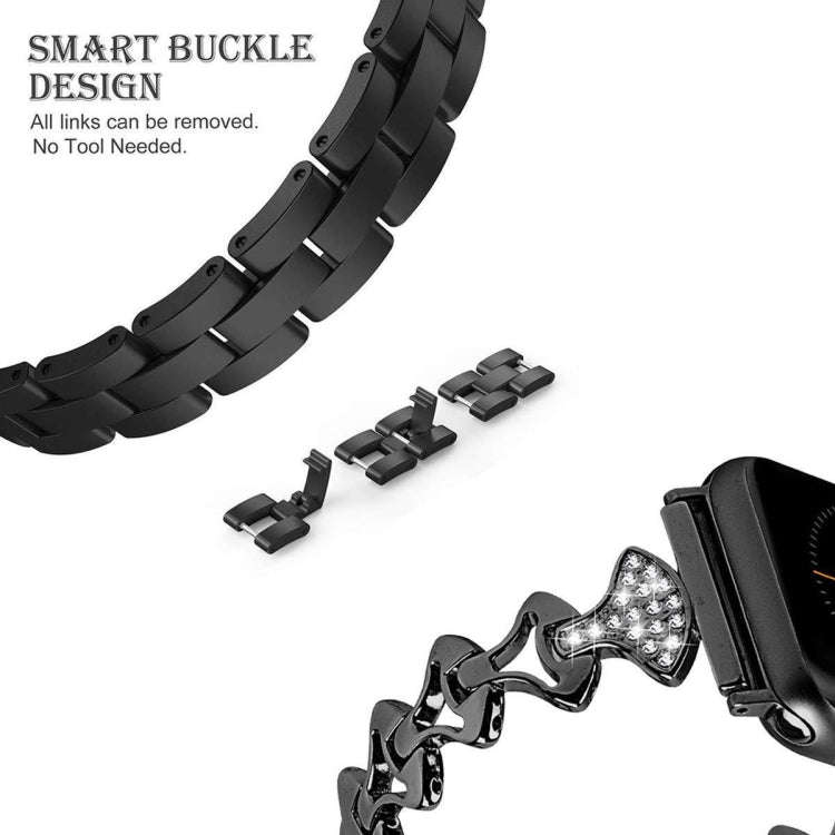 Sector Shape Diamond Metal Watch Band For Apple Watch Ultra 49mm&Watch Ultra 2 49mm / Series 9&8&...