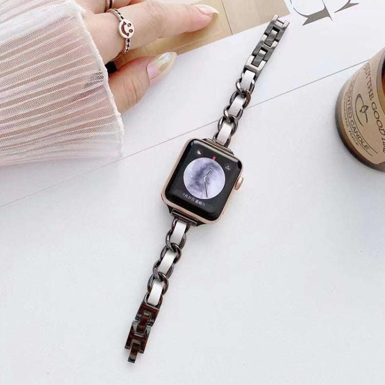 Single Row Metal Watch Band For Apple Watch Ultra 49mm&Watch Ultra 2 49mm / Series 9&8&7 45mm / S...