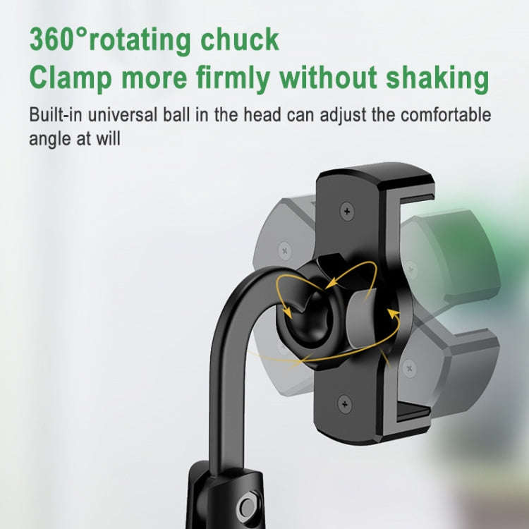 Desktop Stand Mobile Phone Tablet Live Broadcast Stand Telescopic Disc Stand, Style:Holder + Remo...