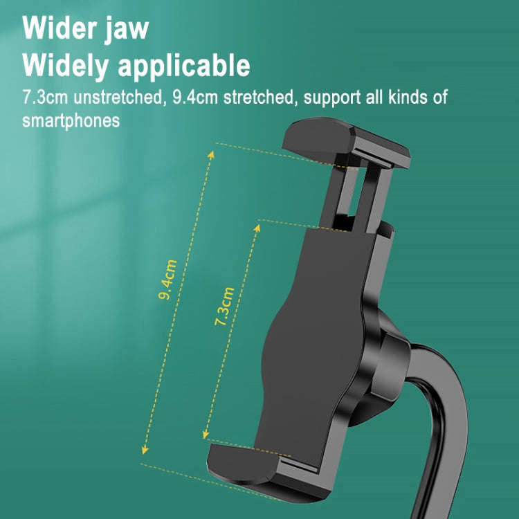 Desktop Stand Mobile Phone Tablet Live Broadcast Stand Telescopic Disc Stand, Style:Holder + Remo...