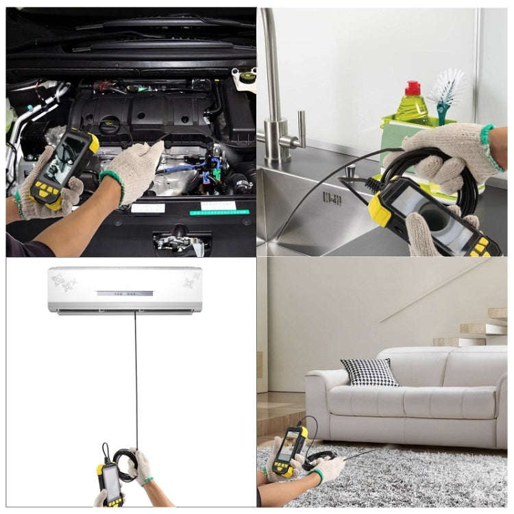 Y19 7.9mm Dual Lens Hand-held Hard-wire Endoscope with 4.3-inch IPS Color LCD Screen, Cable Lengt...