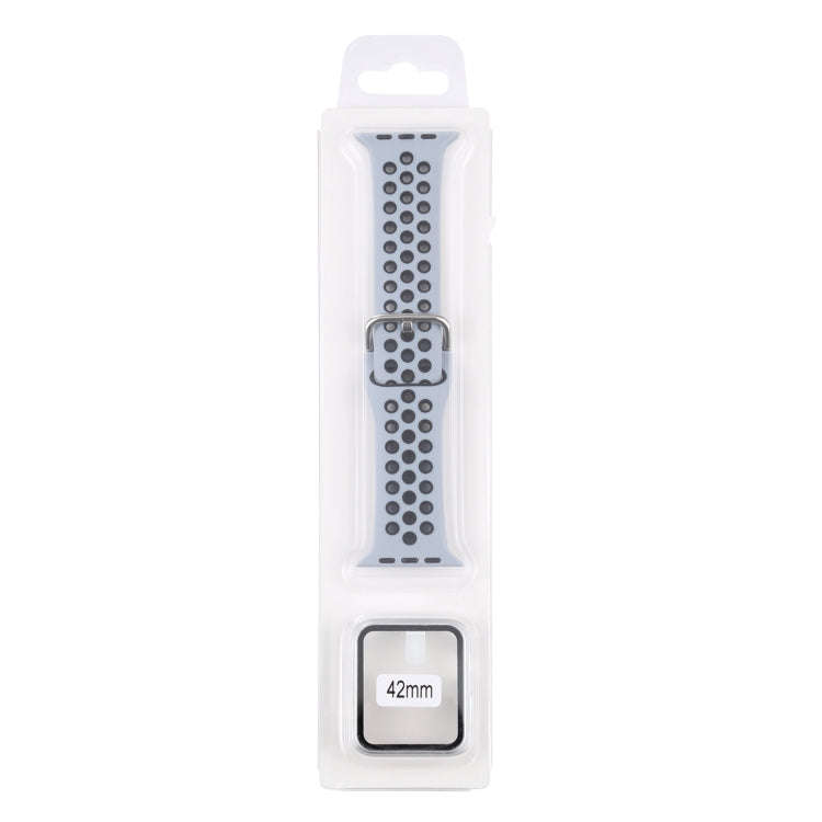 Silicone Watch Band + Protective Case with Screen Protector Set For Apple Watch Series 3 & 2 & 1 ...
