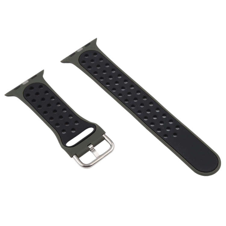 Silicone Watch Band + Protective Case with Screen Protector Set For Apple Watch Series 6 & SE & 5...