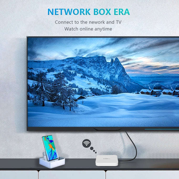 T95MINI 4K HD Network TV Set Top Box, Android 10.0, Allwinner H313 Quad Core 64-bit Cortex-A53, 1...