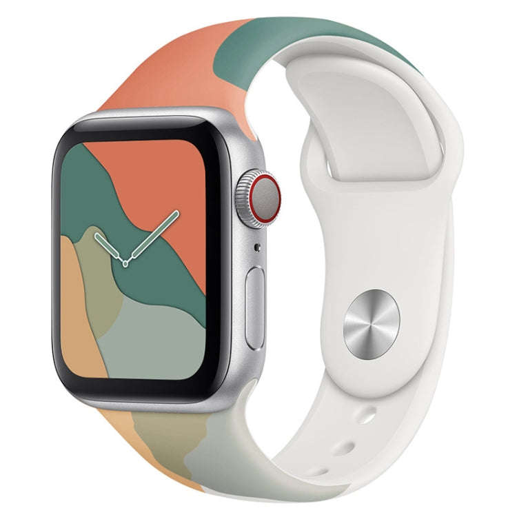 Morandi Series Contrast Color Silicone Watch Band For Apple Watch Ultra 49mm&Watch Ultra 2 49mm /...
