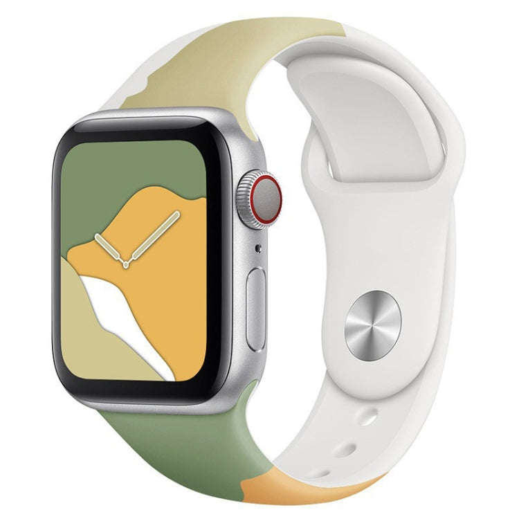 Morandi Series Contrast Color Silicone Watch Band For Apple Watch Ultra 49mm&Watch Ultra 2 49mm /...