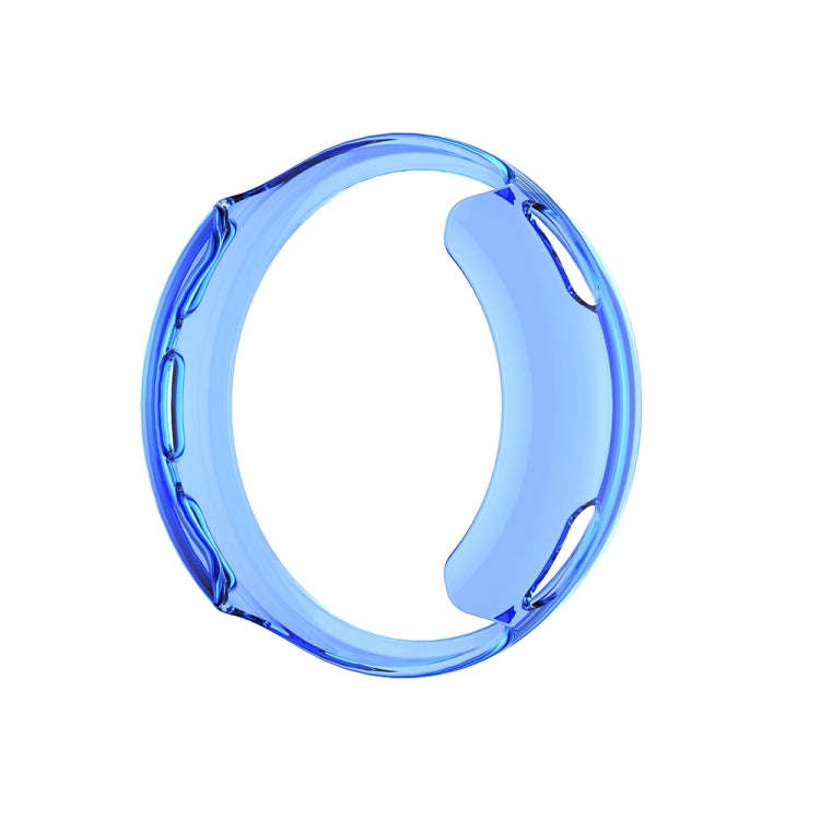 For Polar Vantage V2 TPU Half-pack Candy Color Protective Case(Transparent Blue)