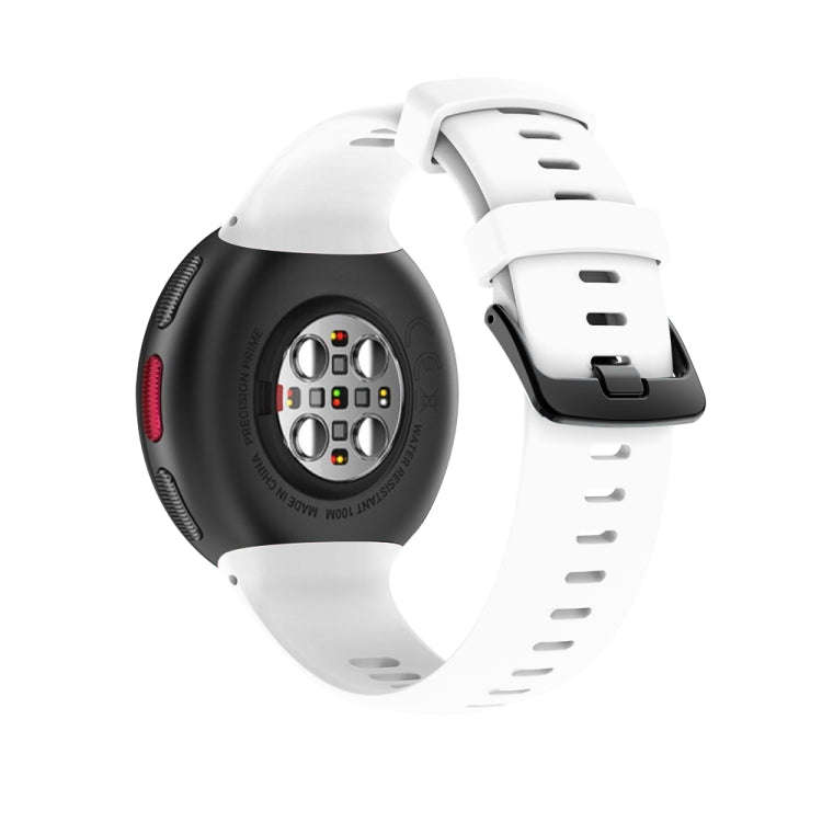 For Polar Vantage V2 Silicone Watch Band(White)
