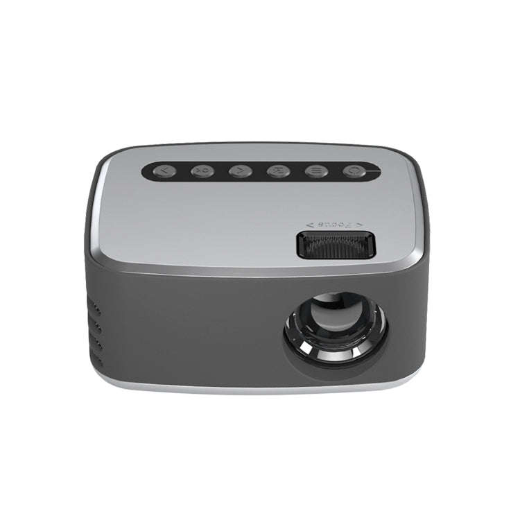 T20 320x240 400 Lumens Portable Home Theater LED HD Digital Projector, Basic Version US Plug(Silver)
