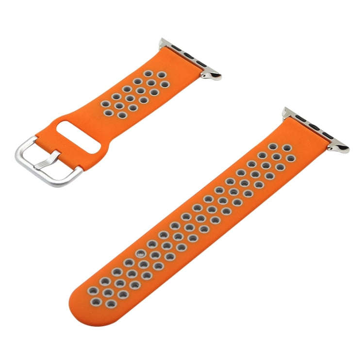 Silicone Strap Watch Band For Apple Watch Ultra 49mm&Watch Ultra 2 49mm / Series 9&8&7 45mm / SE ...