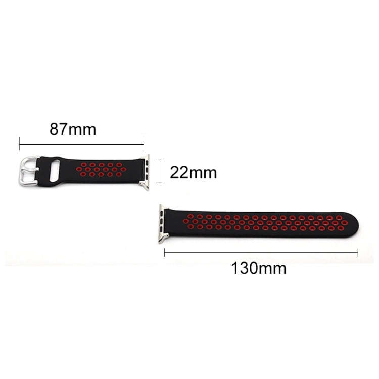 Silicone Strap Watch Band For Apple Watch Ultra 49mm&Watch Ultra 2 49mm / Series 9&8&7 45mm / SE ...