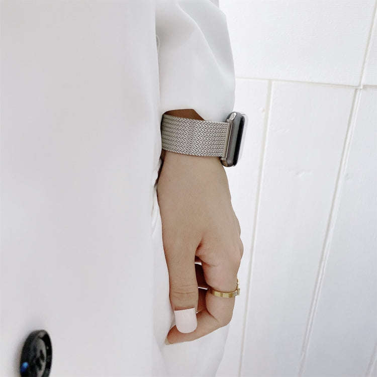 V-shaped Buckle Straight Steel Watch Band For Apple Watch Series 9&8&7 41mm / SE 3&SE 2&6&SE&5&4 ...