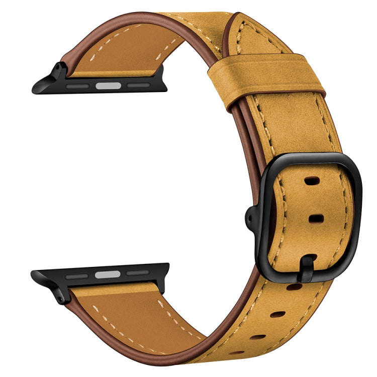 Leather Watch Band For Apple Watch Ultra 49mm&Watch Ultra 2 49mm / Series 9&8&7 45mm / SE 3&SE 2&...